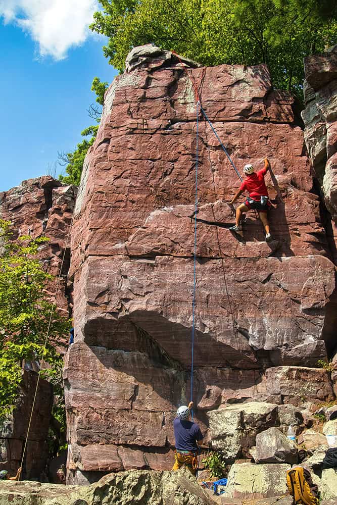 Devils Lake Rock Climbing
